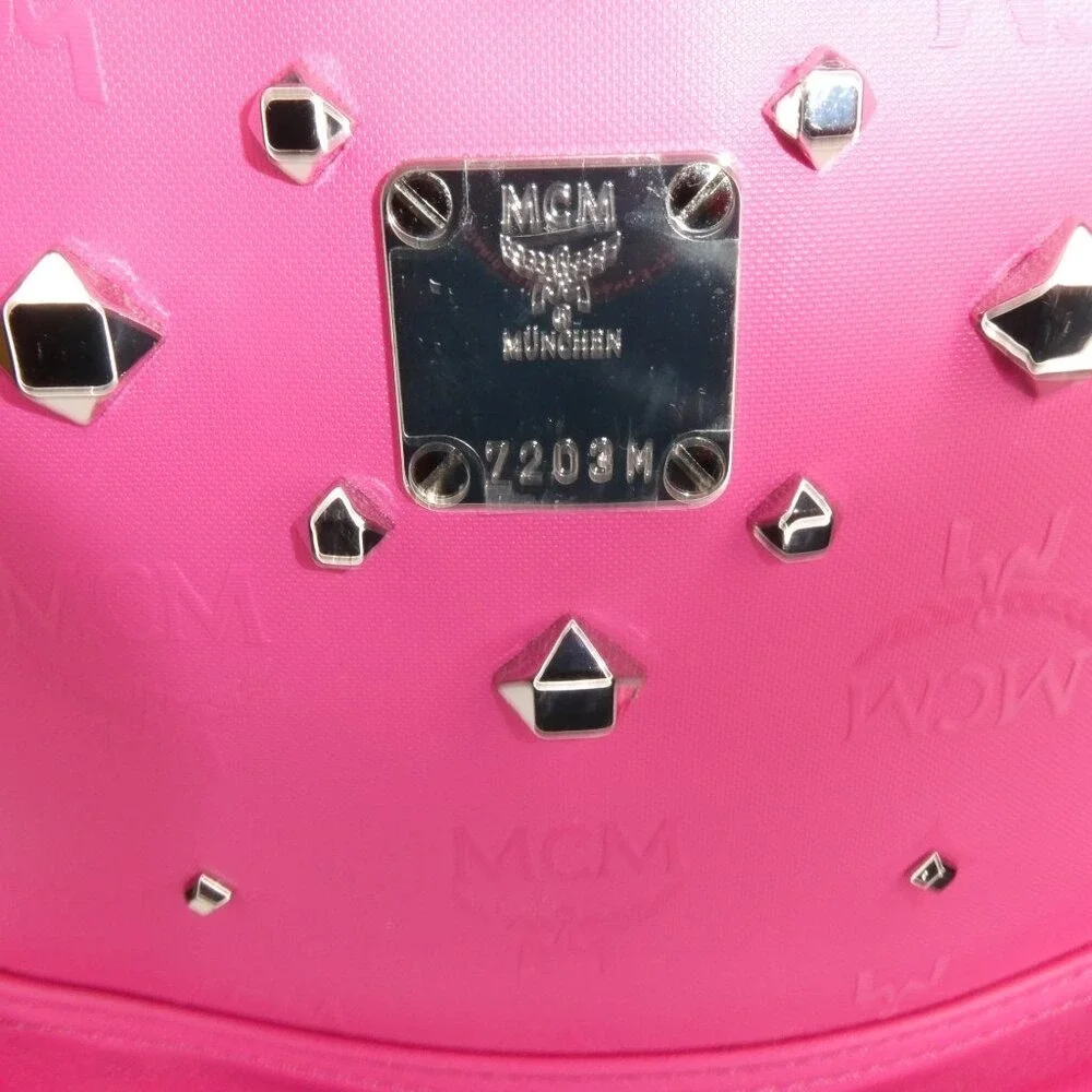 AUTHENTIC MCM Barbie Pink Leather‎ Backpack